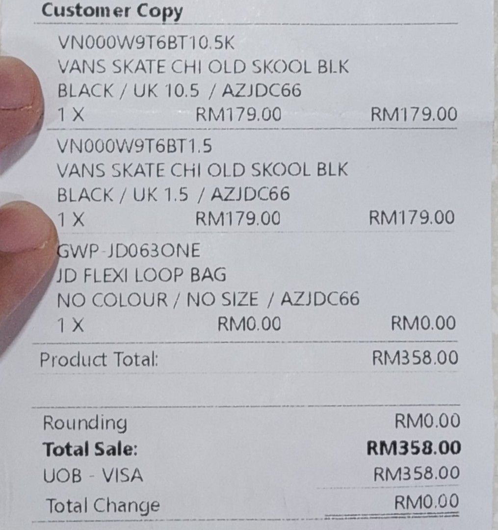 Vans to reebok size clearance