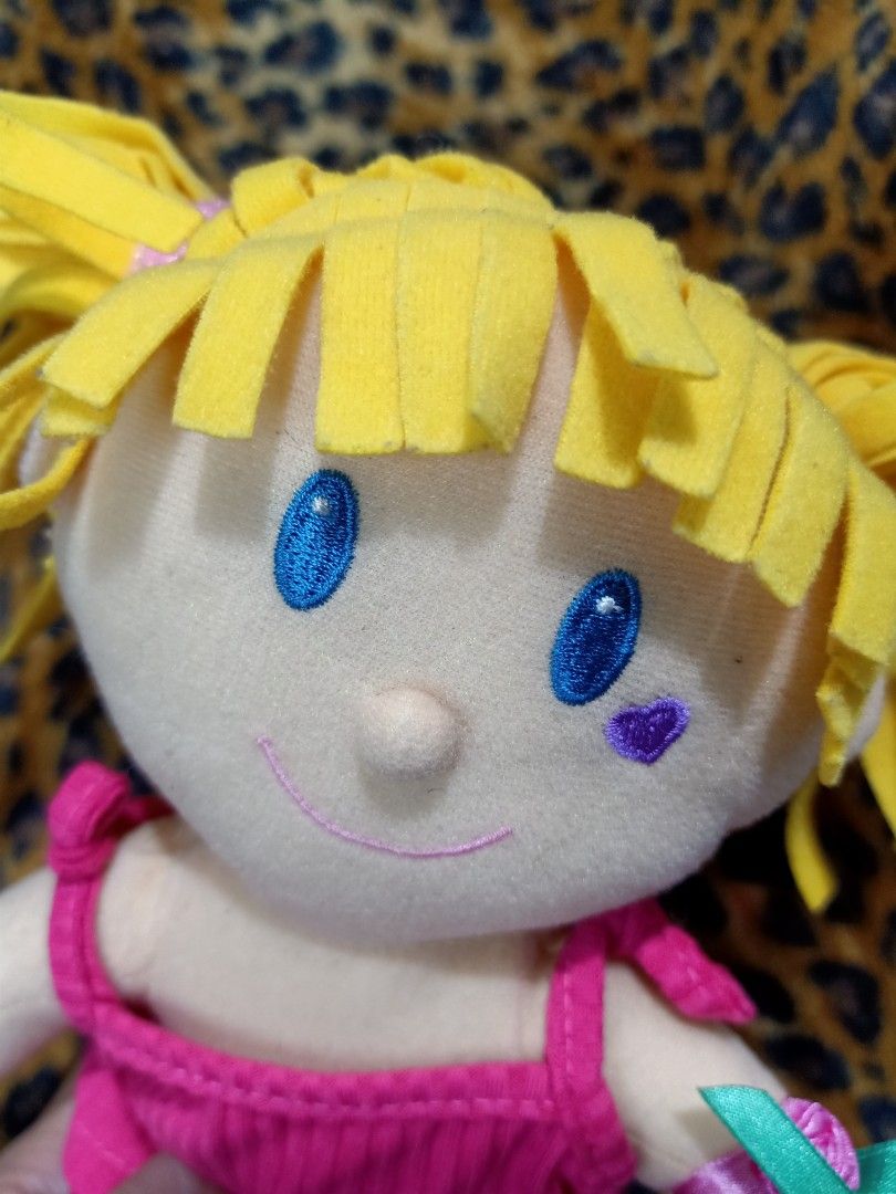 VERY ADORABLE LITTLE GIRL RAG DOLL BY EARLY LEARNING CENTER (ELC ...