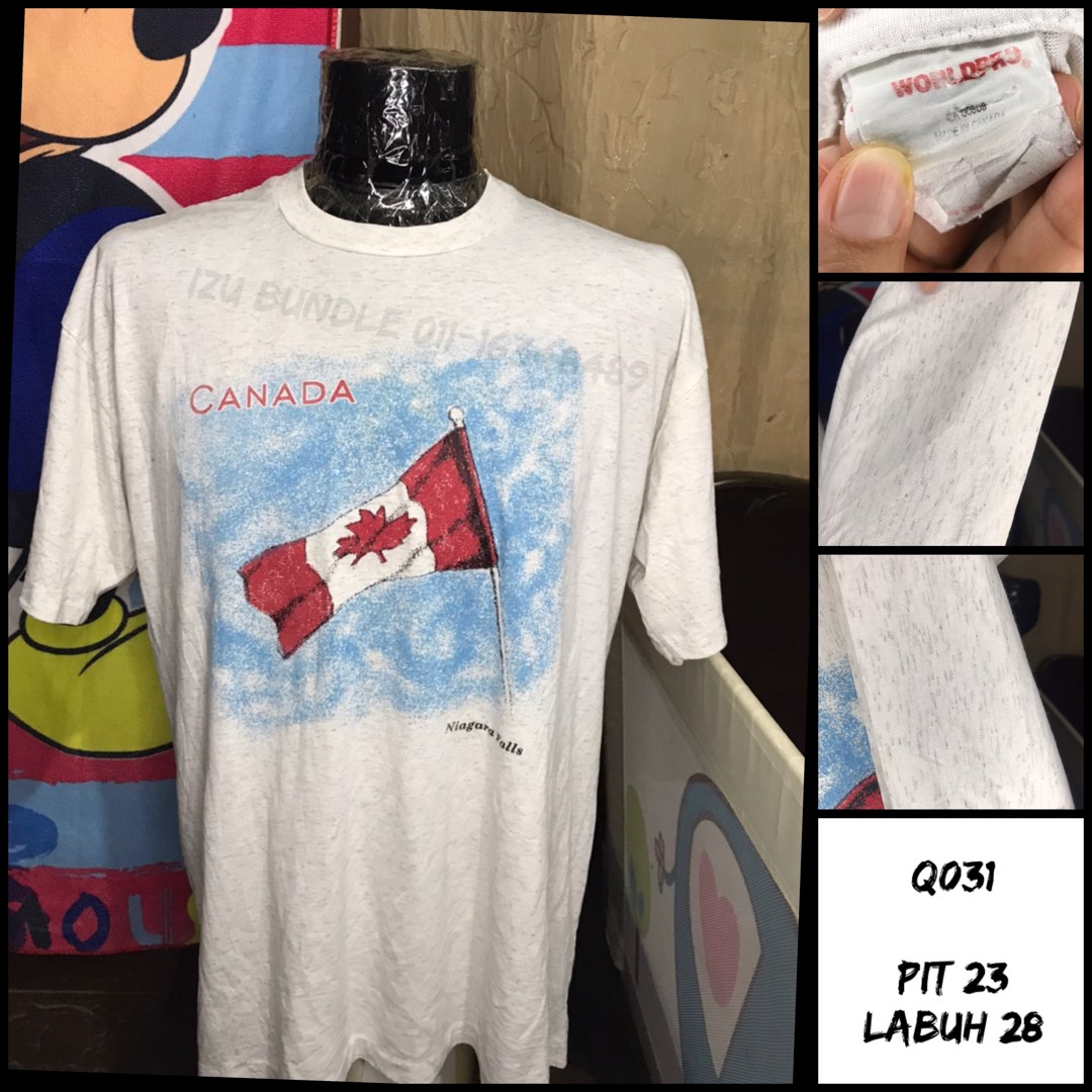 vintage canada, Men's Fashion, Tops & Sets, Tshirts & Polo Shirts on