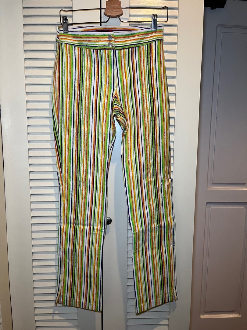 Vintage colorful striped jeans INVU Women s Fashion Bottoms