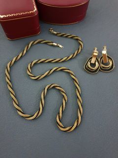 Vintage necklace & earrings from Japan
