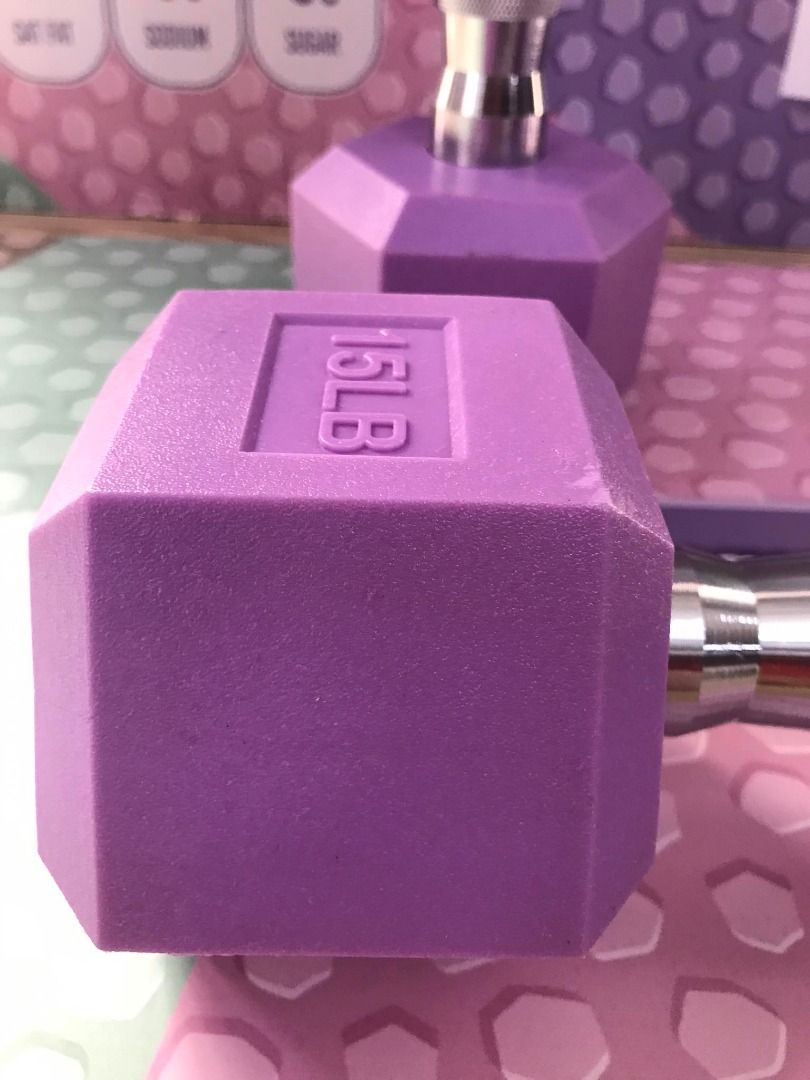 Wandergym 15Lbs Wanderbar Hex Dumbbells (Product Pull out) (Category: Weights & Dumbbells) located in Paranaque City. Submitted by accwander16596 (Listing ID 1267034623, Image 3). Description: We don’t want to put perfectly usable dumbbells to waste. These dumbbells are perfectly imperfect– they have a little bit of extra character ( just like a birthmark) which makes them even more unique. P.S. We’re giving them a chance to be with someone who w