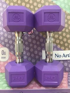 Wandergym 20Lbs Wanderbar Hex Dumbbells (Product Pull out)