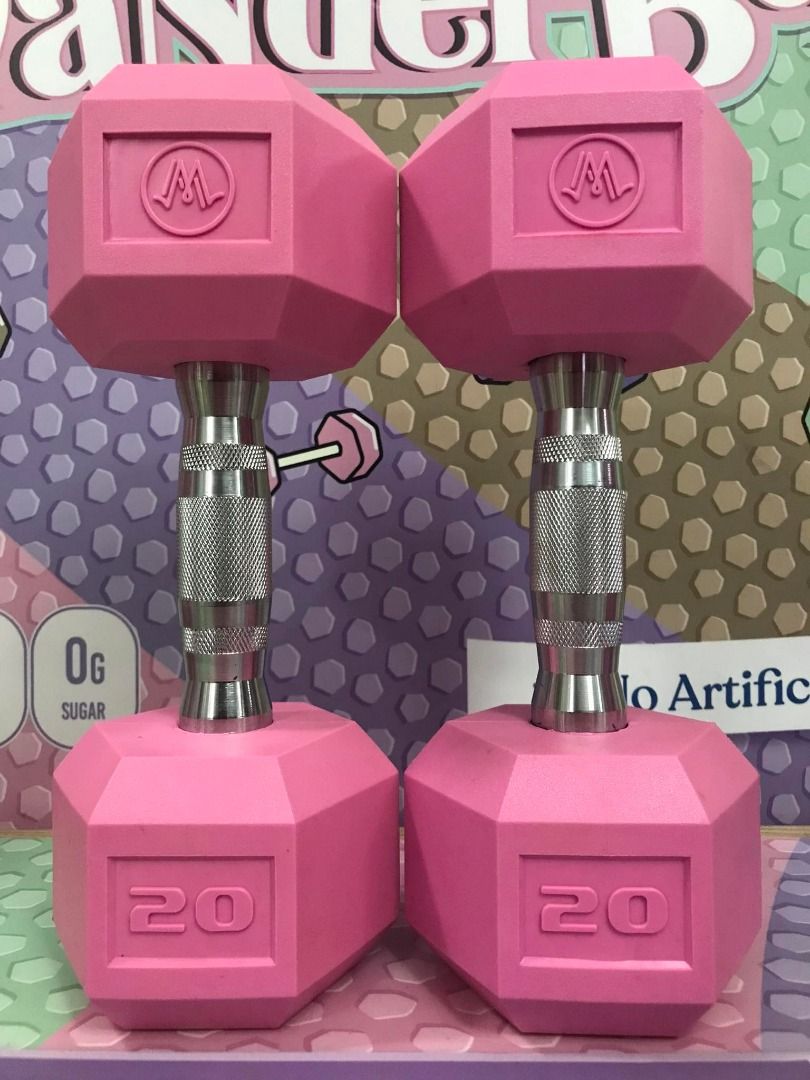 Wandergym 20Lbs Wanderbar Hex Dumbbells (Product Pull out) (Category: Weights & Dumbbells) located in Paranaque City. Submitted by accwander16596 (Listing ID 1267050848, Image 1). Description: We don’t want to put perfectly usable dumbbells to waste. These dumbbells are perfectly imperfect– they have a little bit of extra character ( just like a birthmark) which makes them even more unique. P.S. We’re giving them a chance to be with someone who w