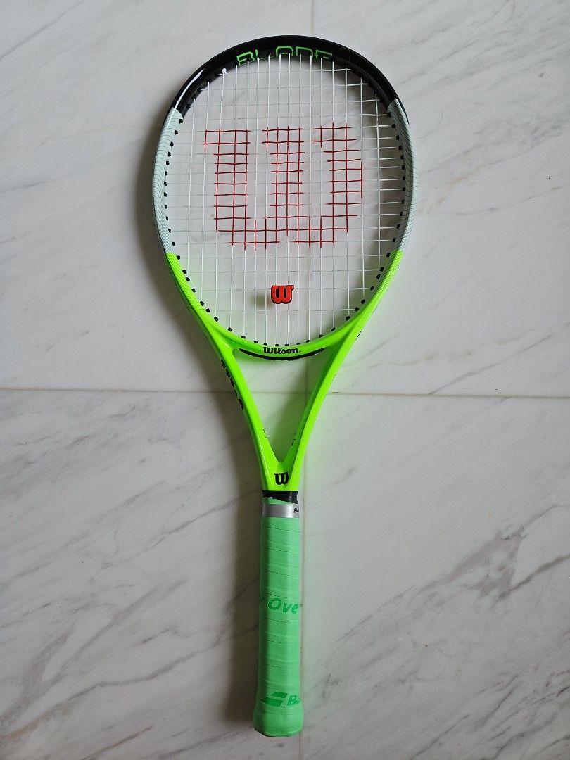 Wilson Blade Feel RXT 105 Tennis Racket, Sports Equipment, Sports ...