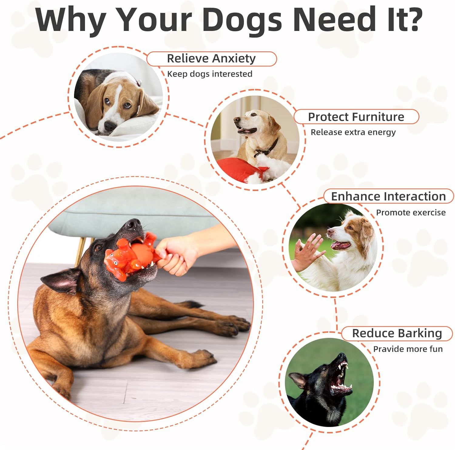 Indestructible dog toys on sale for large dogs