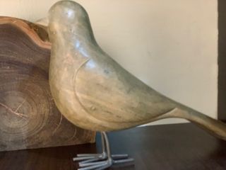 Wooden bird decor