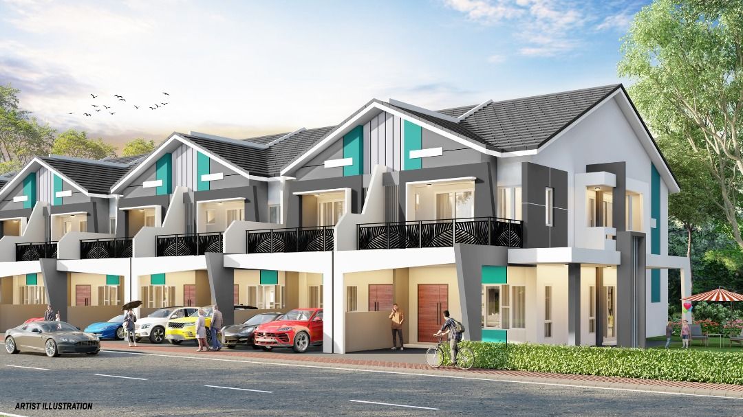 WTS Freehold Taman Bertuah 2 Storey Terrace House , Ipoh Perak