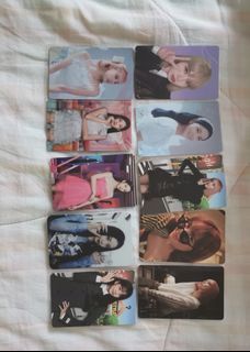 4Pcs/Set New Kpop Black and Pink Album Photocards JISOO JENNIE