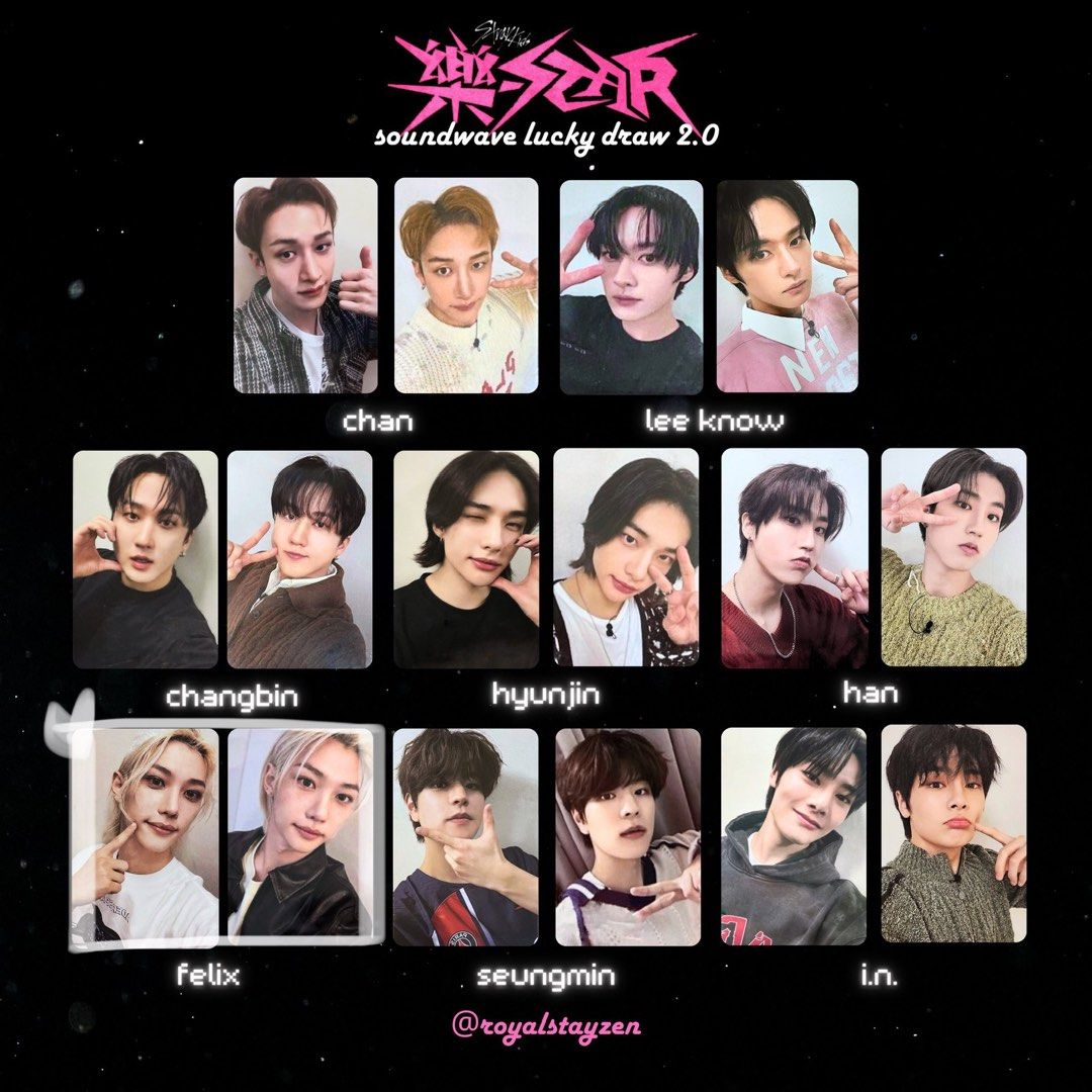WTS/LFB] stray kids skz rockstar sw popup event 2 & swldr2