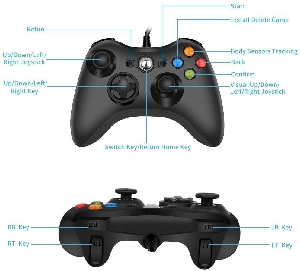 Xmax Sale Xbox 360 Windows Wired Controller Video Gaming
