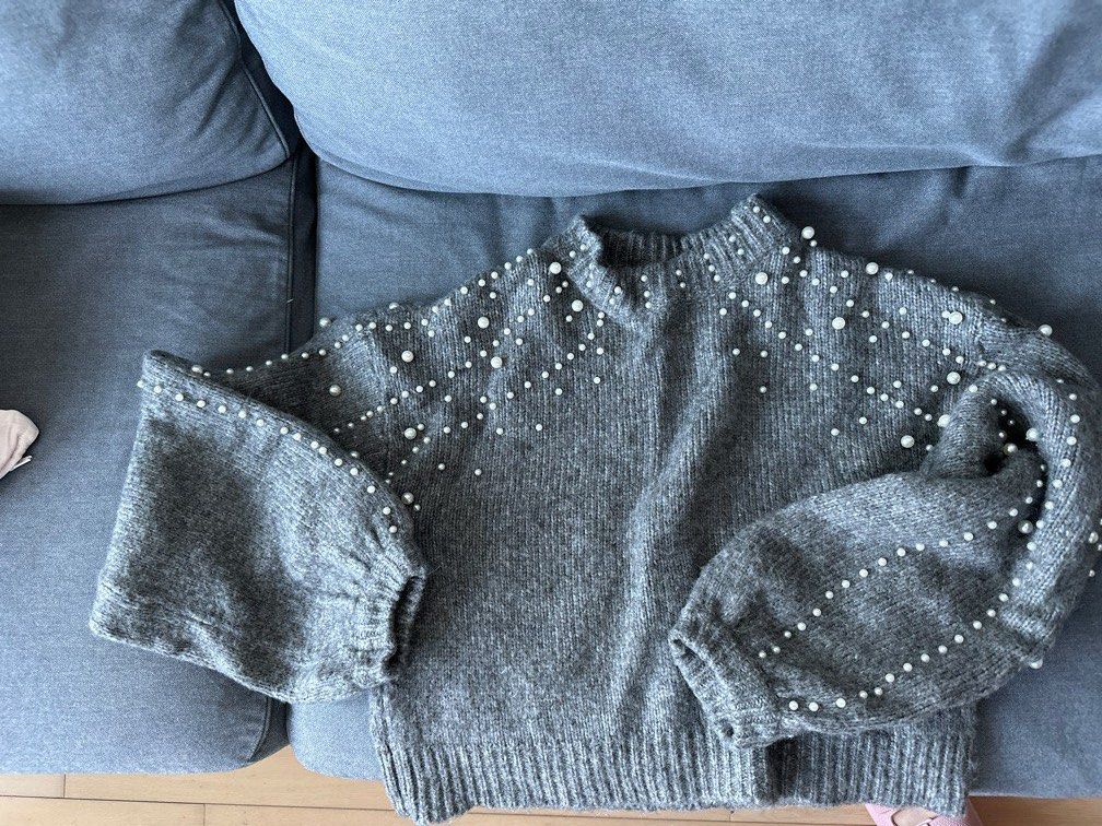 Pearl sweater zara clearance