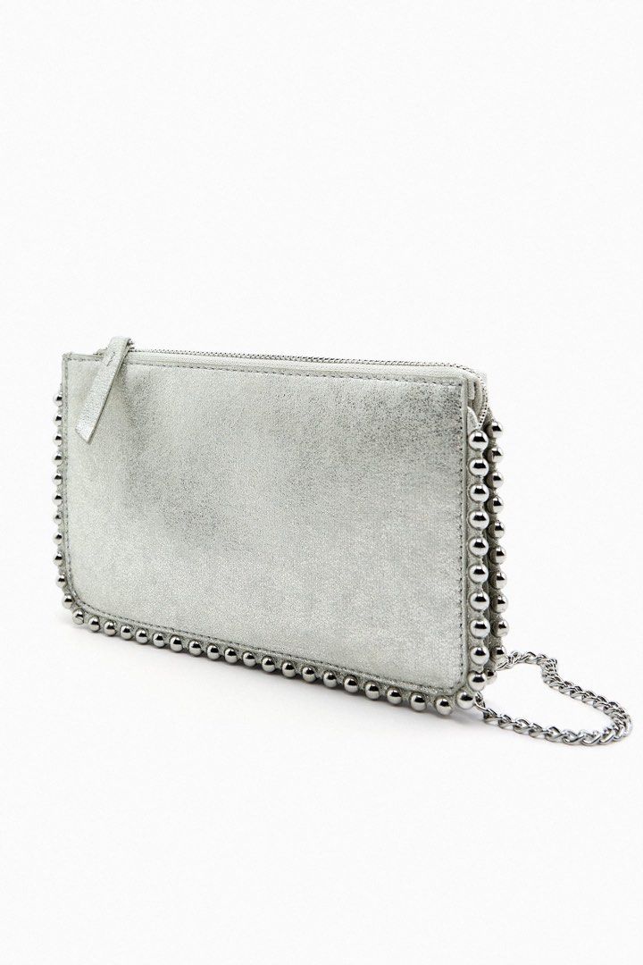 Zara studded crossbody bag 2025