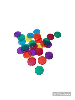 100pcs Counting Chips Mainan Edukasi Montessori Berhitung Color Recognition