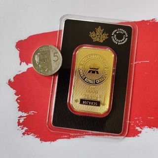 1 oz Royal Canadian Mint 999.9 Gold Bar