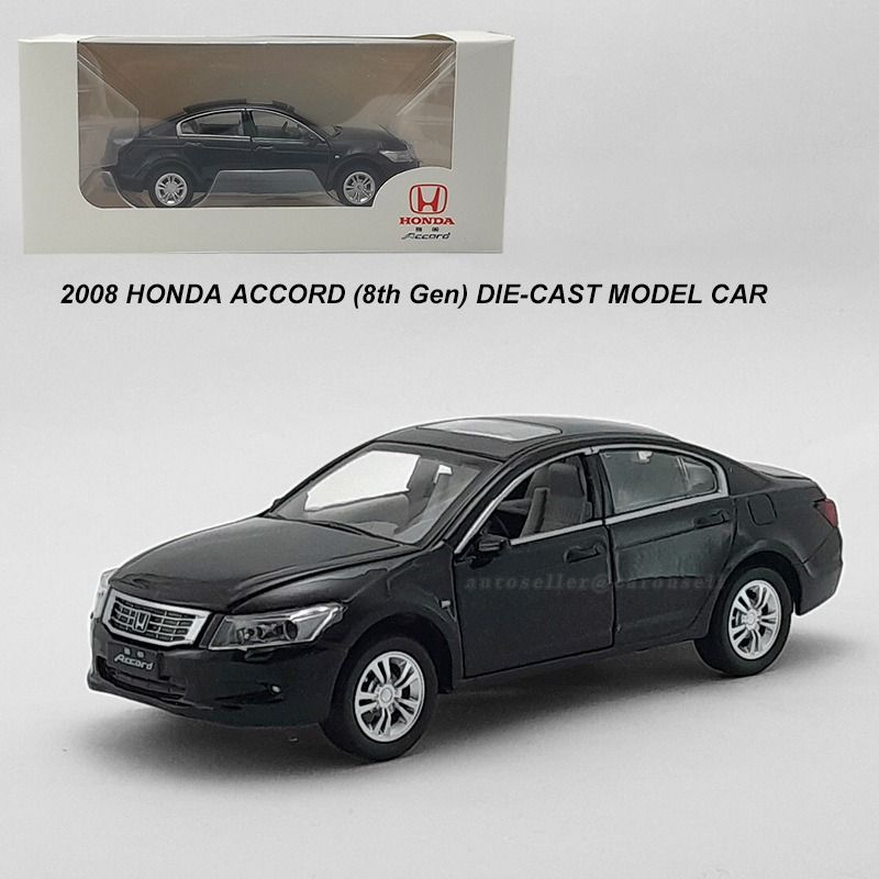 Voiture Miniature Honda Accord 7.5 Gen 1:64 - Modèle Diecast Blanc, Neuf