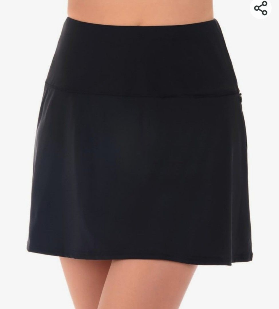 Swim skirt online with zipper pockets