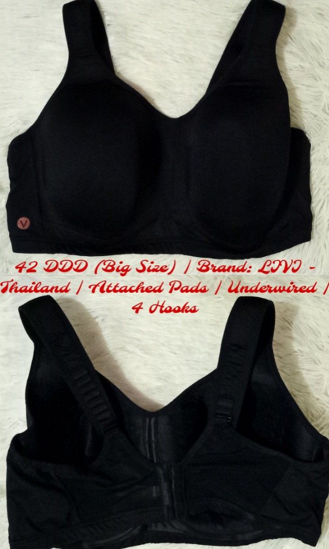 42 DDD (Big size) Full Cup Bra, Women's Fashion, Activewear on Carousell