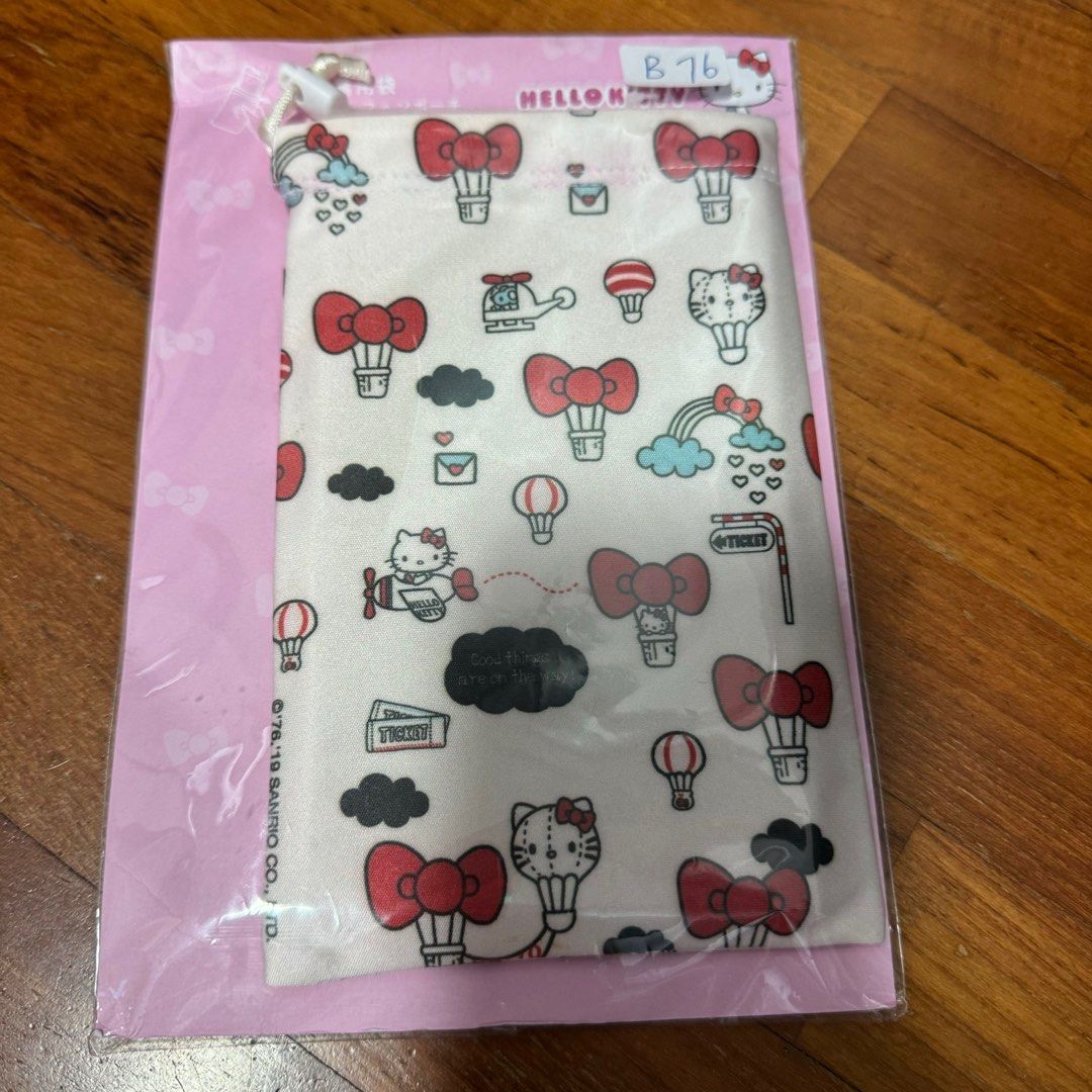 $8 each Sanrio Hello Kitty Gadget Pouch, Mobile Phones & Gadgets, Mobile &  Gadget Accessories, Cases & Sleeves on Carousell