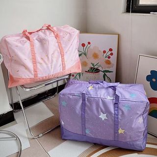 全新小清新大容量收納袋手提袋棉被收納袋幼兒園棉被收納袋搬家袋子