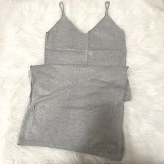 女裝灰色吊帶冷衫裙64233369521409110