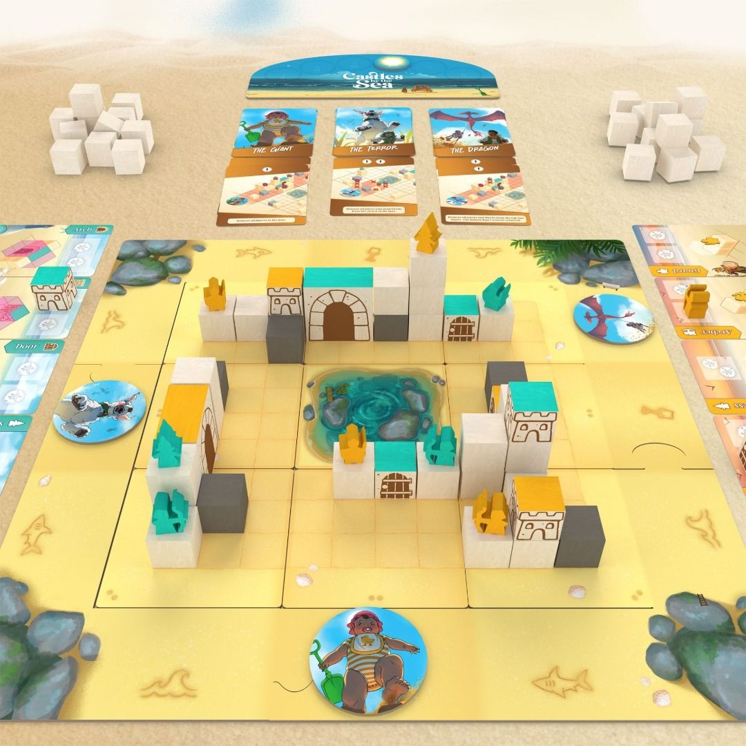 平價英文桌遊Boardgame - Castle By the Sea (Deluxe Edition), 興趣及