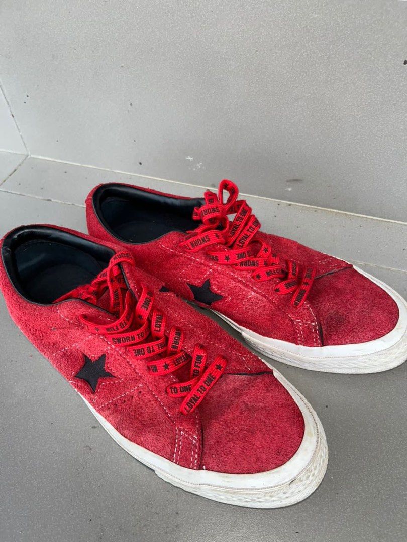 Converse dark on sale star vintage suede