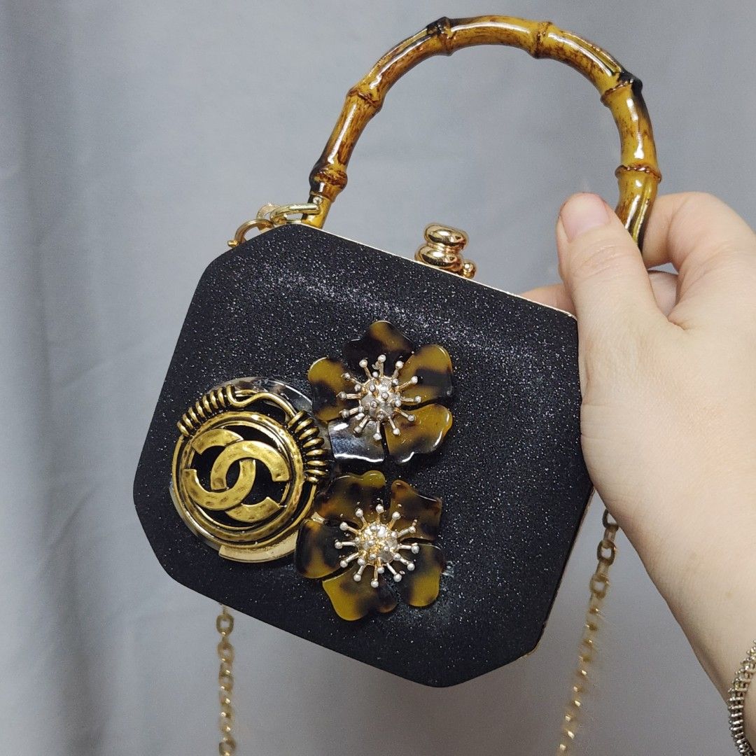 Gold sales box bag