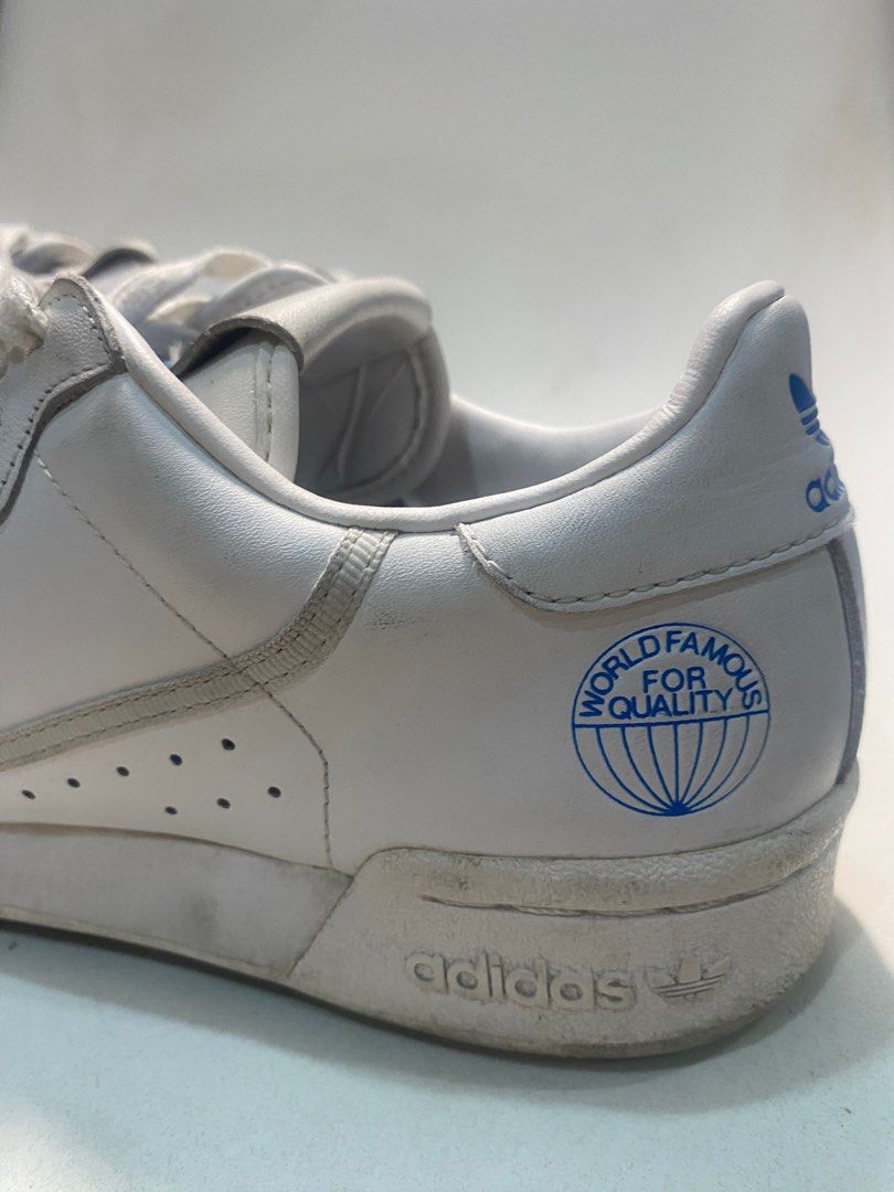 Adidas Continental blue 7.5 US M (Category: Sneakers) located in Manila. Submitted by ashantilaneeeee (Listing ID 1267317444, Image 3). Description: Adidas Continental blue 7.5 US M.