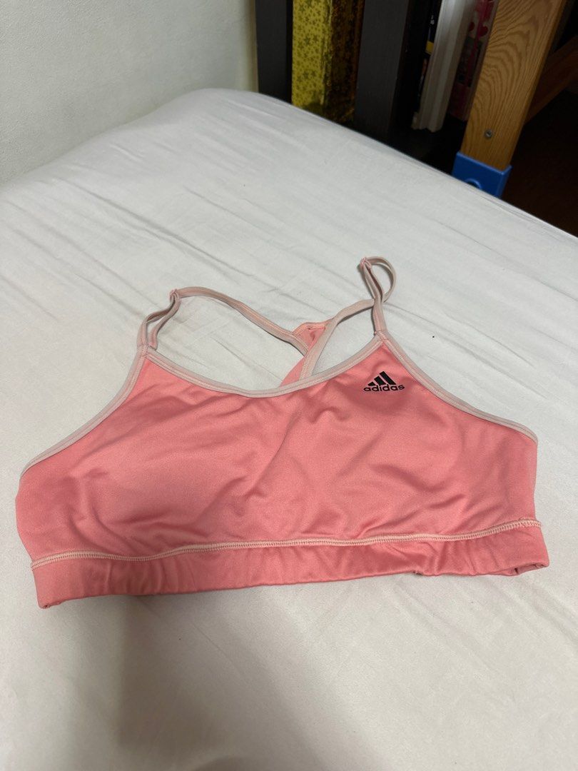 Adidas pink sports bra