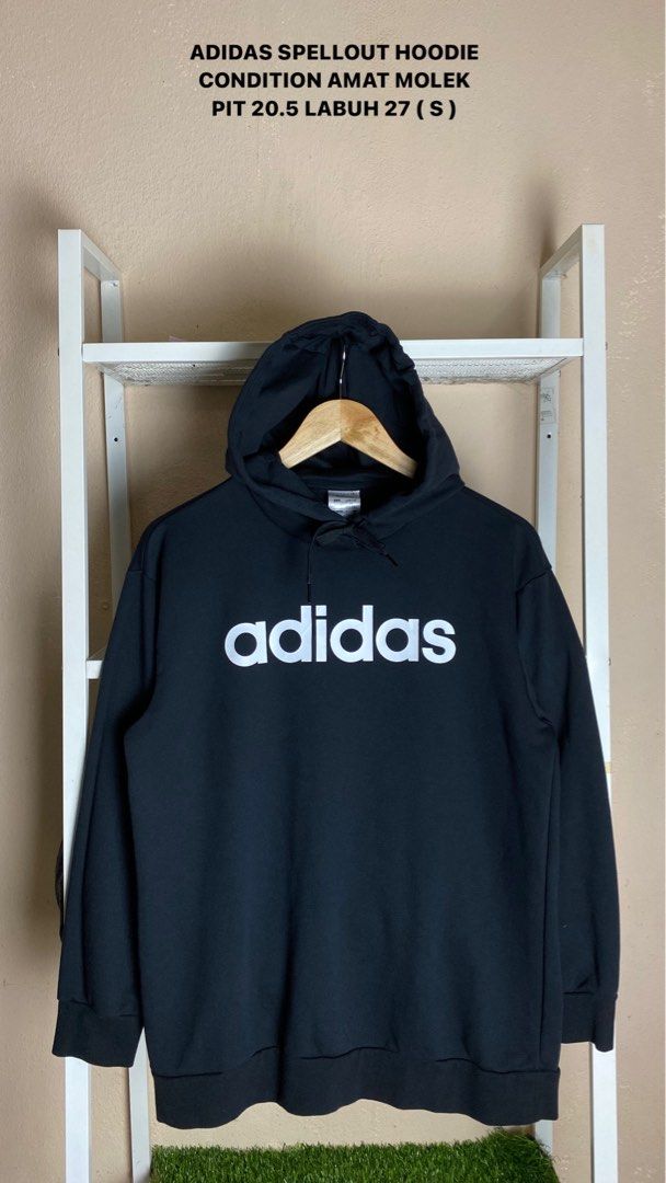 Adidas spell out hoodie online