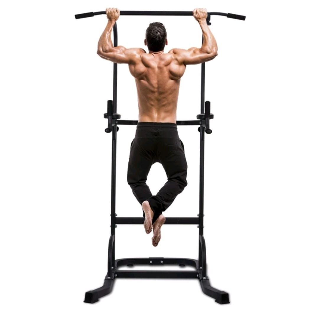 Dip and pull up bar outlet stand