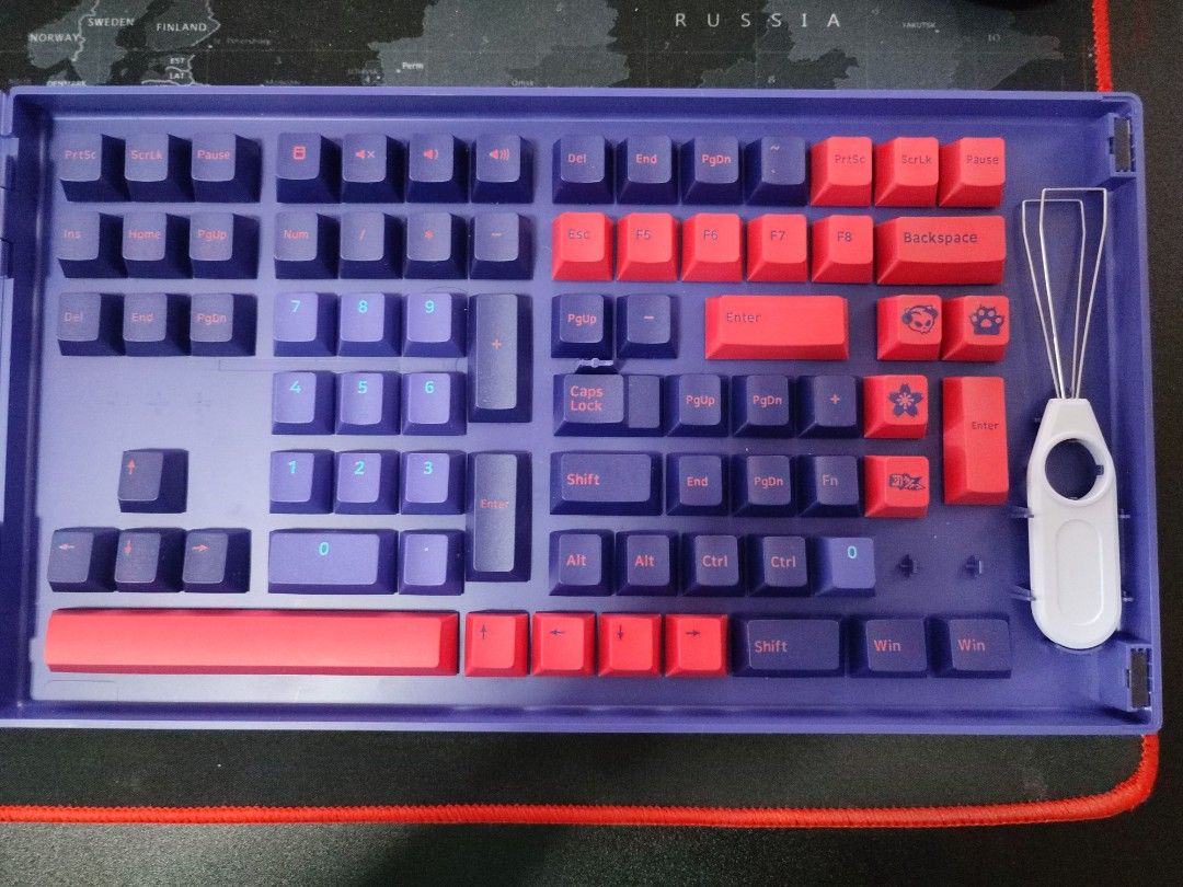 Akko Neon PBT Keycaps Cherry Profile, Computers & Tech, Parts ...