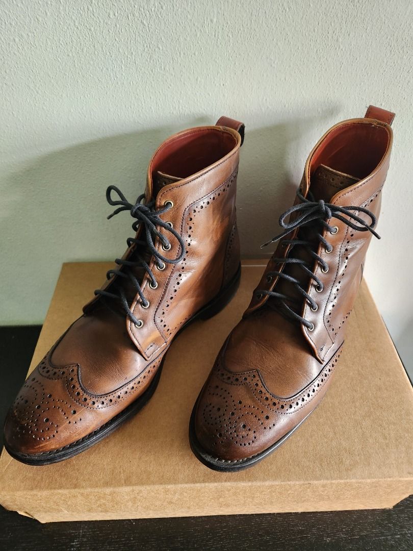 Allen edmonds dalton wingtip dress boots outlet