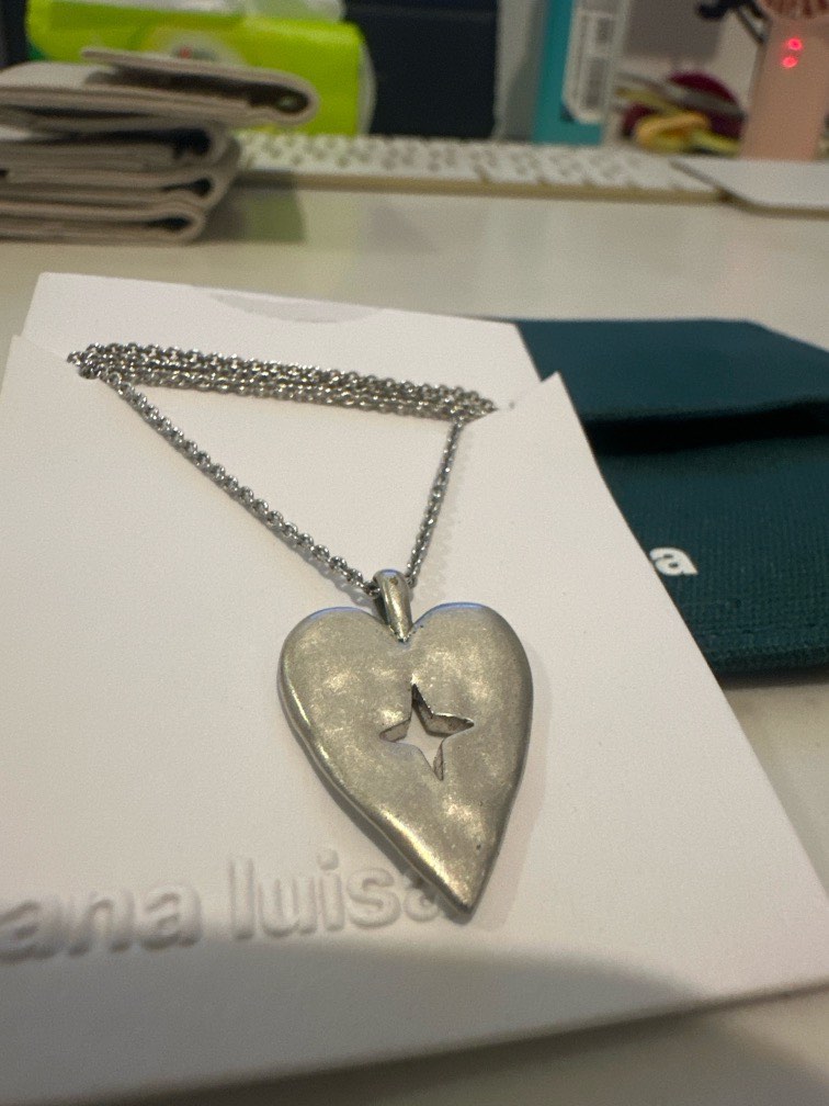 Ana Luisa heart necklace, Women's Fashion, Jewelry & Organisers