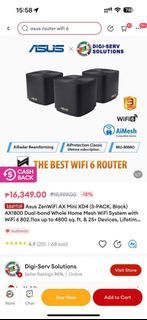 ASUS AX1800 WiFi Router