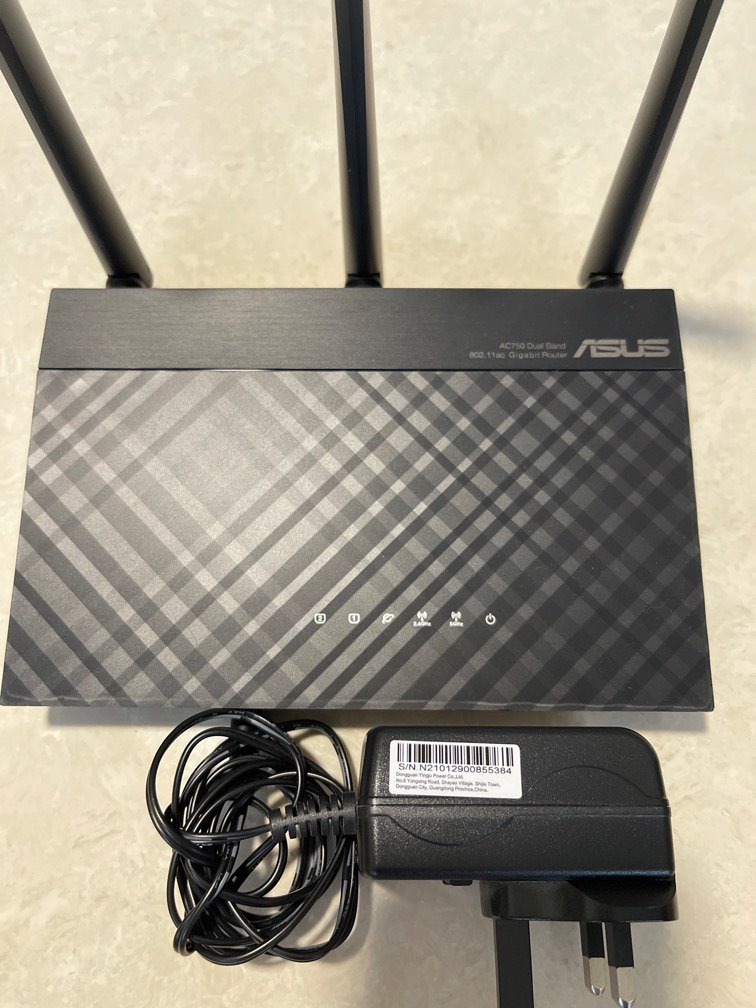 Asus RT-AC53 AC750 dual band gigabit router, Computers & Tech, Parts ...