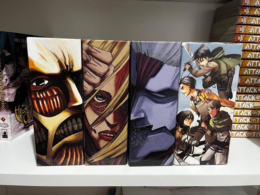 Attack on Titan Manga BOX SET 1-3 VOL 1-17 COMPLETE, Hobbies & Toys - Attack On Titan Manga Box Set Season 4 Part 2