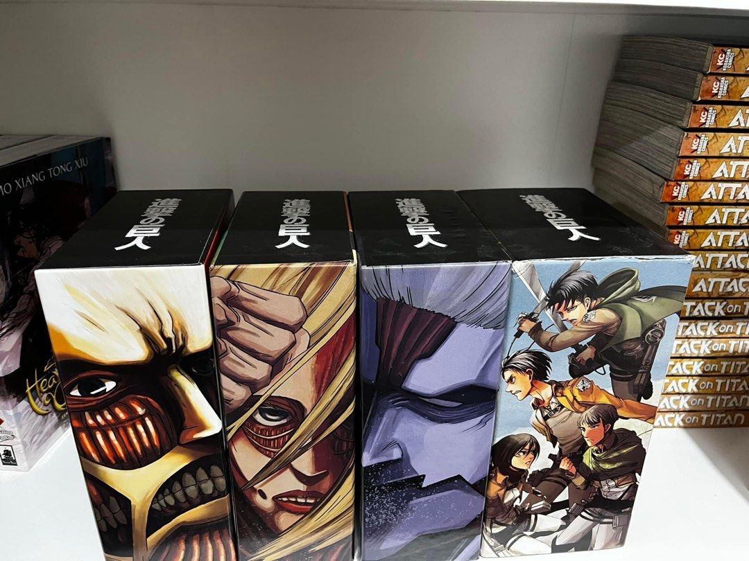 Attack on Titan Manga BOX SET 1-3 VOL 1-17 COMPLETE, Hobbies & Toys - Attack On Titan Season 2 Manga Box Set