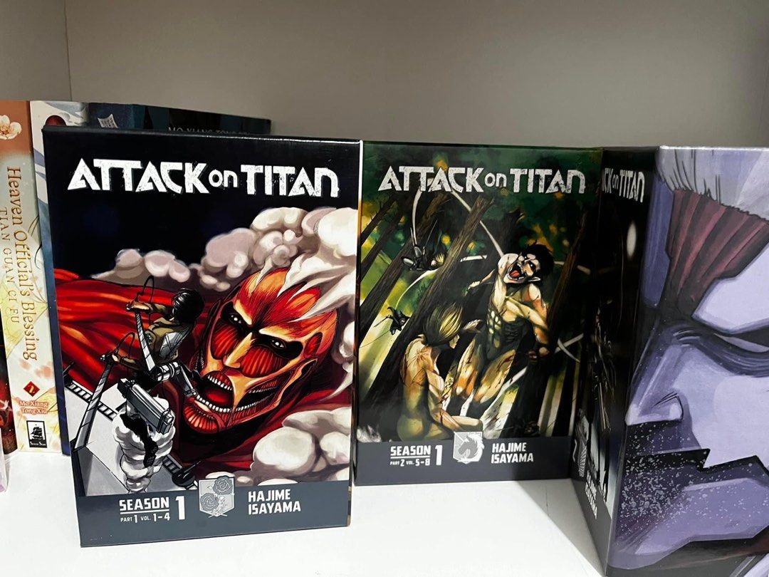 Attack on Titan Manga BOX SET 1-3 VOL 1-17 COMPLETE, Hobbies & Toys