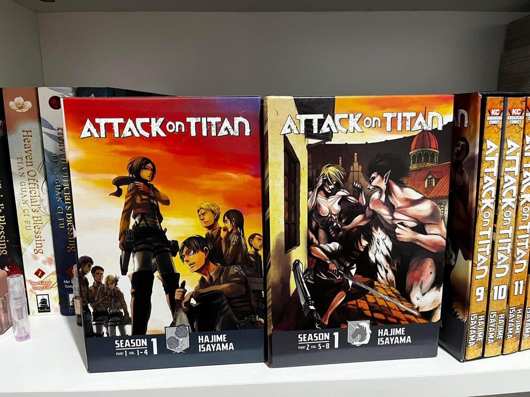 Attack on Titan Season 1 Part 2 Manga Box Set by Hajime Isayama