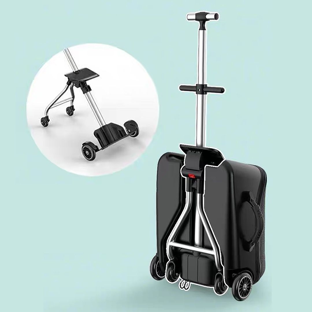 Baby Travel Stroller Ride On Cabin Size Expandable Luggage Black