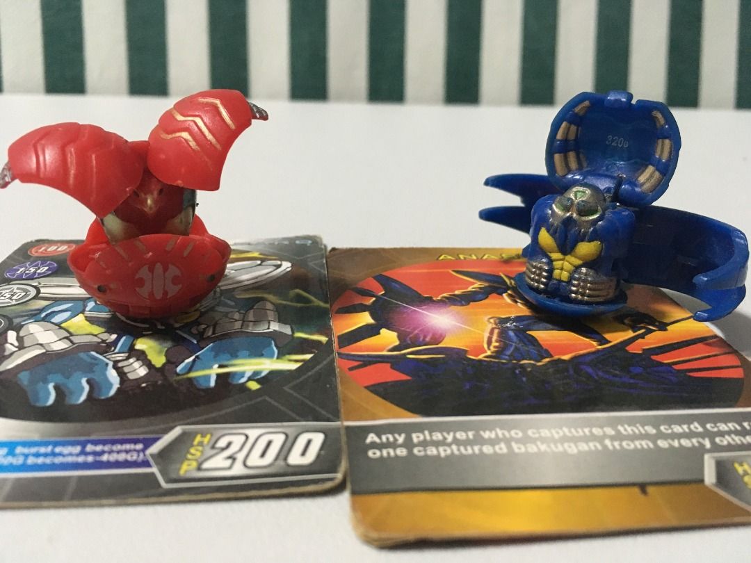 Bakugan set (Category: Action & Battle Toys) located in Binangonan. Submitted by quinns_garage_sale (Listing ID 1267231676, Image 2). Description: -- Blue one's magnet is hardly working so needs to be pried open to see the monster/figure. >>> Consider checking out my other listings: books, comics, assorted collectibles, etc.! :D Meetup locations: (needs to be coordinated due to work schedule) -SM Megamall -Shaw MRT (or add fee if other MRT-3 stat