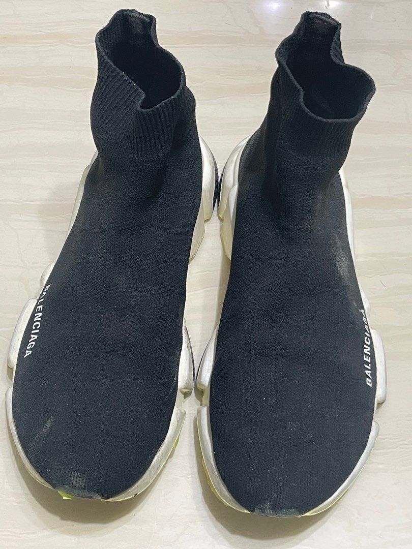 Mens balenciaga sock clearance trainers