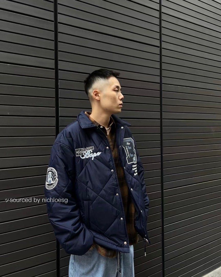 coach jacket bape