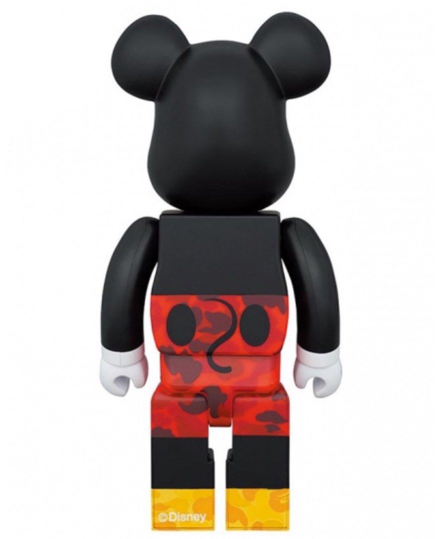 BE@RBRICK BAPE(R) MICKEY MOUSE COLOR Ver.1000%, 興趣及遊戲, 玩具