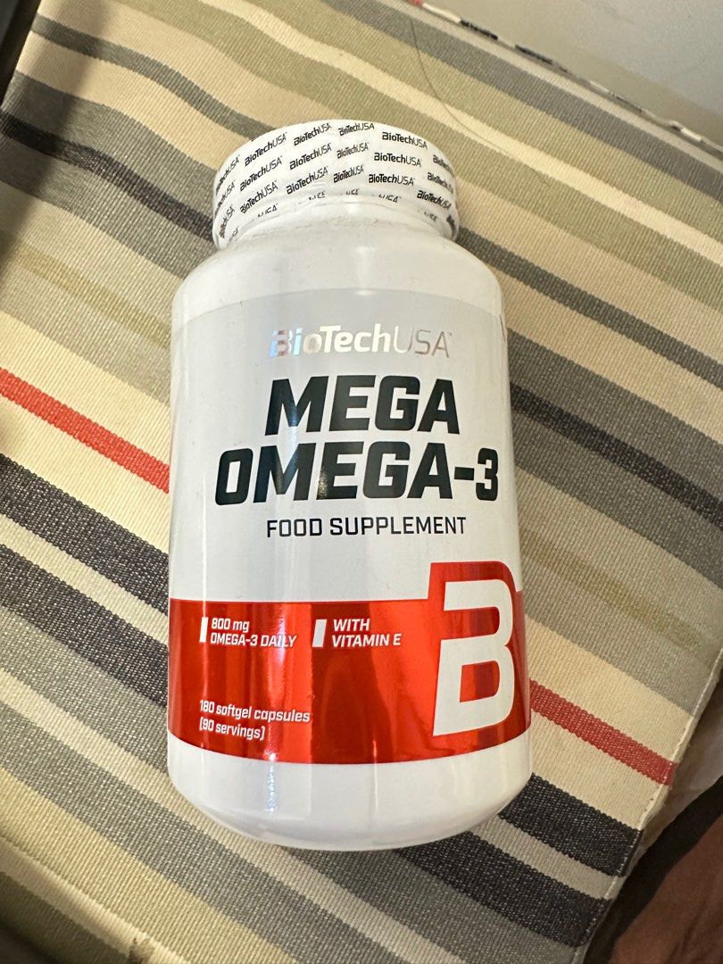 biotech usa mega omega-3, 健康及營養食用品, 健康補充品, 健康補充品 - 維他命及補充品 - Carousell