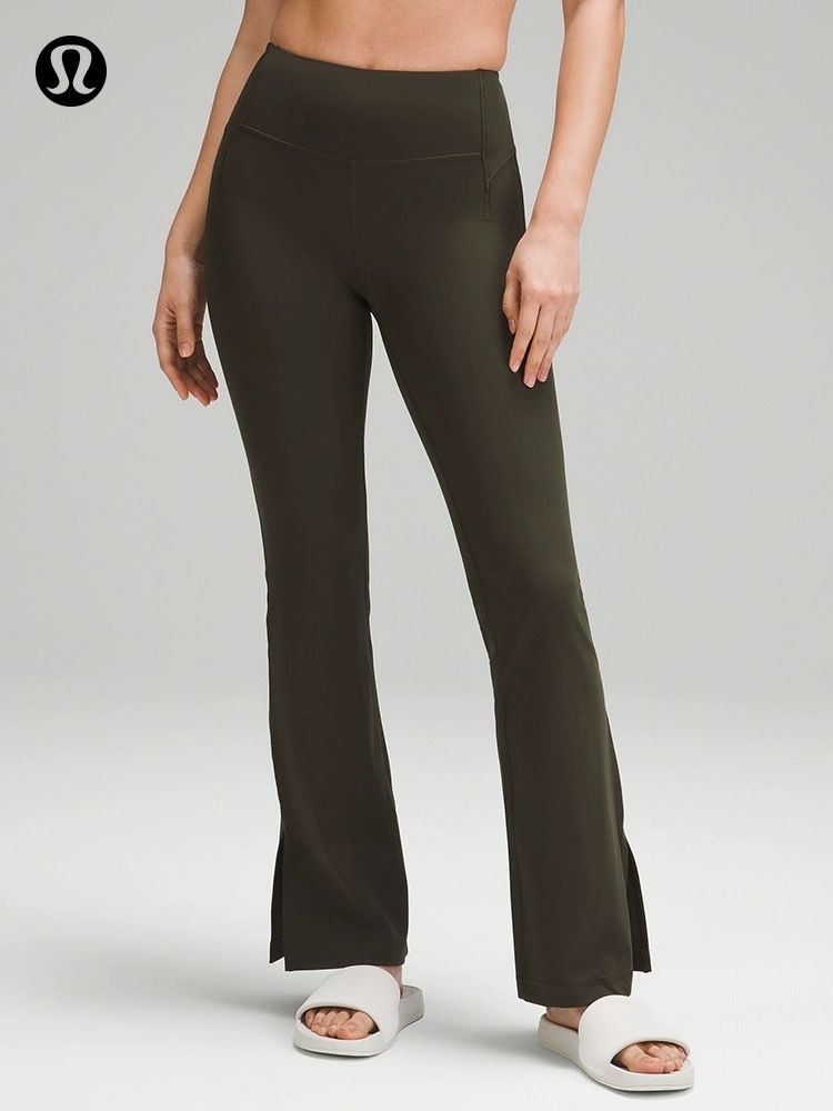 BN Lululemon Women s Groove Flare Pant Split Hem Asia Fit Women s Fashion Activewear on Carousell