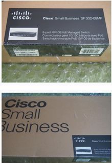 Bnew CISCO SMALL BUSINESS SF 302-08MP Router switches