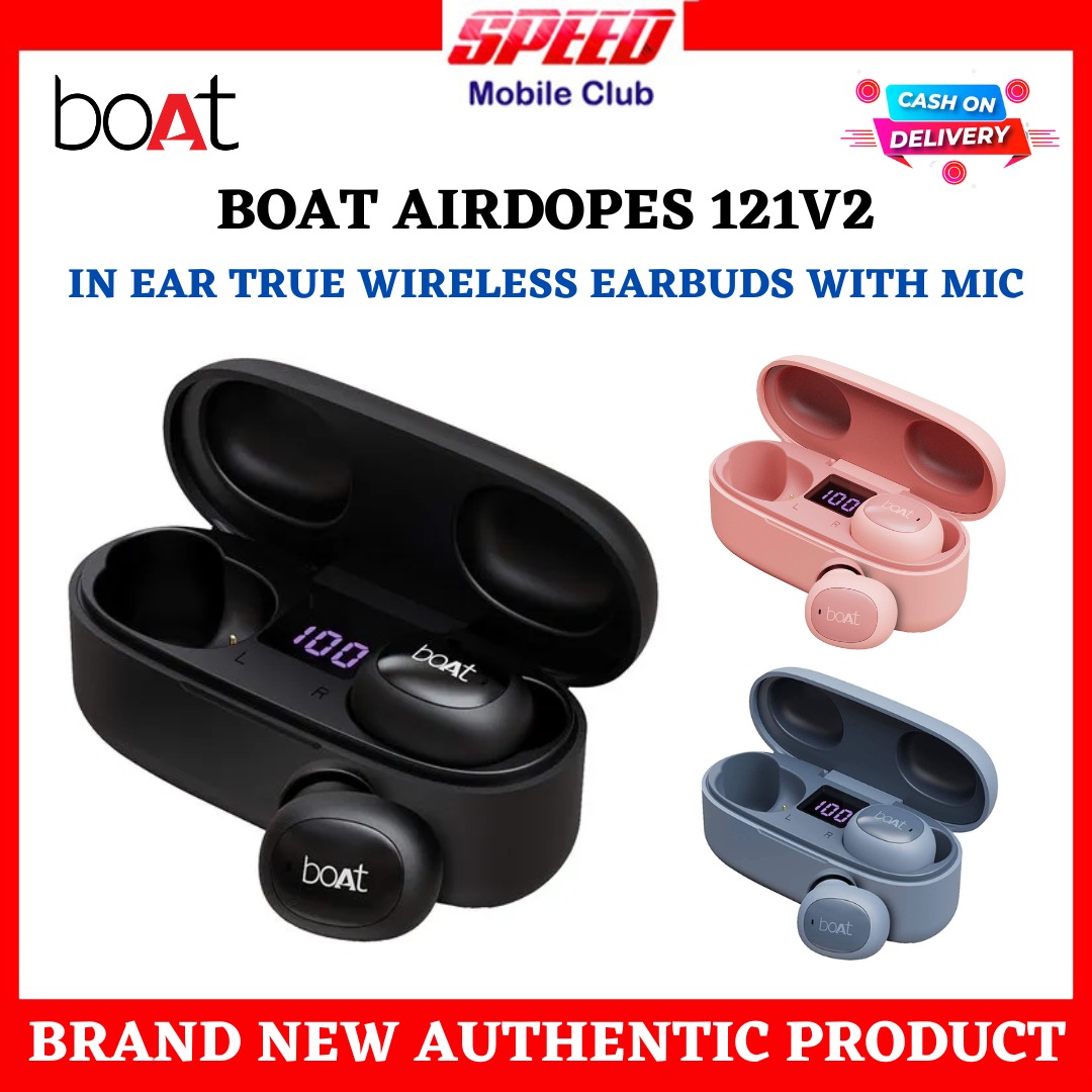 boAt Airdopes 121v2 inEar True Wireless Earbuds with Upto 14 Hours